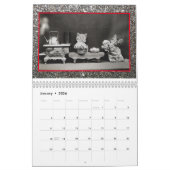  Dog Cat Foto Glitter Cute 12 maanden Kalender (Jan 2026)
