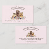 Dog Cat Grooming Petsitter Store Visitekaartje (Voorkant / Achterkant)