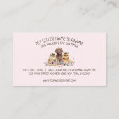 Dog Cat Grooming Petsitter Store Visitekaartje (Achterkant)