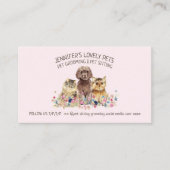 Dog Cat Grooming Petsitter Store Visitekaartje (Voorkant)