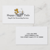 Dog & Cat Grooming Services Visitekaartje (Voorkant / Achterkant)