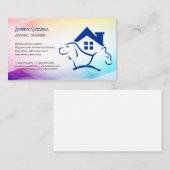 Dog Cat Home | Diensten in verband met het fokken  Visitekaartje (Voorkant / Achterkant)