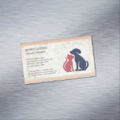 Dog Cat Icon | Dierverzorging Magnetisch Visitekaartje (Voorbeeld)