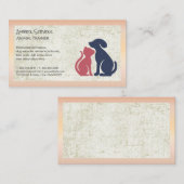 Dog Cat Icon | Dierverzorging Visitekaartje (Voorkant / Achterkant)