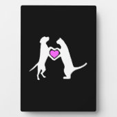 Dog Cat Love Fotoplaat (voorkant)