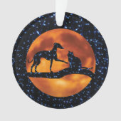 Dog, Cat, Moon Ornament (voorkant)