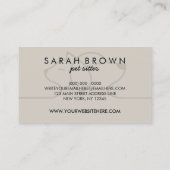 Dog Cat Pet behandelt bakkerij Visitekaartje (Achterkant)