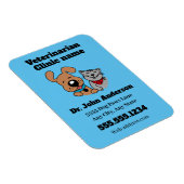 Dog Cat Pet Care Business Magnet Magneet (Rechterzijde)