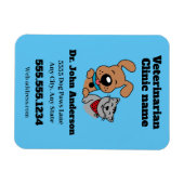 Dog Cat Pet Care Business Magnet Magneet (Horizontaal)