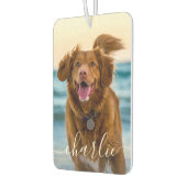 Dog Cat Pet Foto & Naam Tekst Luchtverfrisser (Links)