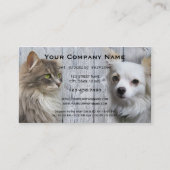 Dog Cat Pet Grooming Salon Visitekaartje (Voorkant)