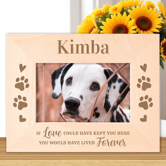 Dog Cat Pet Memorial Custom Sympathy Wood Afbeeldi Gegraveerde Lijstjes