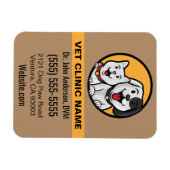 Dog Cat Pets Photo Magnet Magneet (Horizontaal)