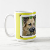 Dog Cat Photo Story Coffee Mok Chartreuse (Links)