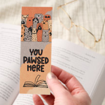 Dog Cat Reading Bladwijzer