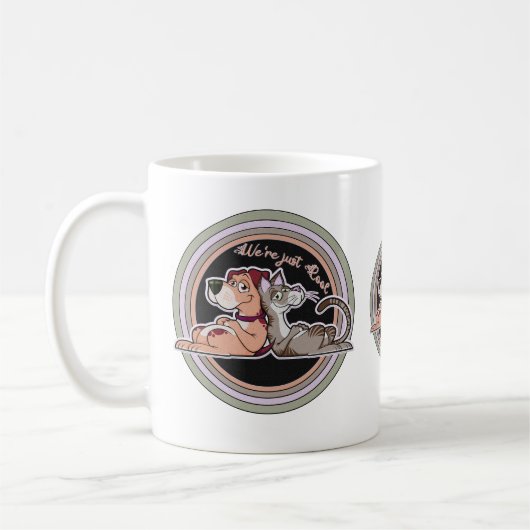 Dog Cat Relatie Koffiemok (Links)