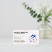 Dog Cat Shelter Home Logo Visitekaartje (Staand voorkant)