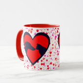 Dog & Cat Valentijn Mok (Voorkant links)