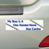 Dog Catcher Bumpersticker (Op auto)