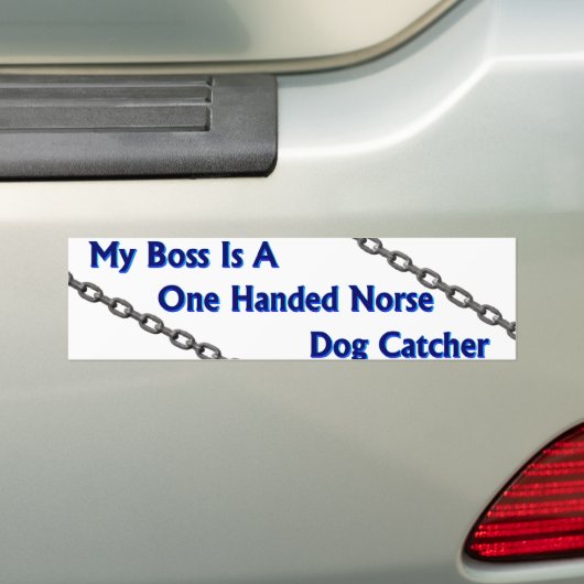 Dog Catcher Bumpersticker (Op auto)