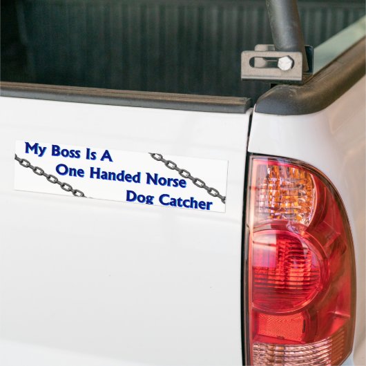 Dog Catcher Bumpersticker (Op Truck)