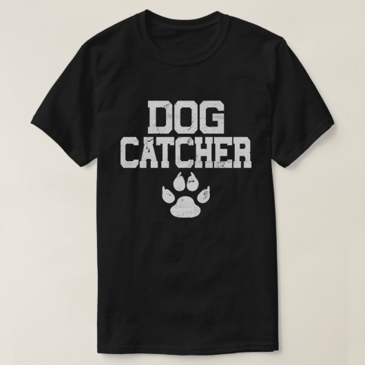 Dog Catcher Funny Easy Halloween Costume Party T-s T-shirt (Design voorkant)