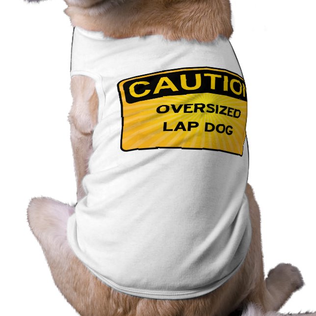 DOG CAUES - Overmaatse Lap Dog Shirt (Achterkant)