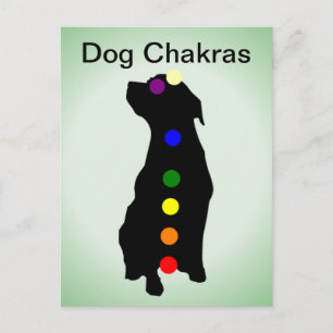 Dog Chakras briefkaart