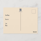 Dog Chasing Dream Briefkaart (Achterkant)