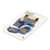 Dog Chasing Dream Magneet (Linkerzijde)