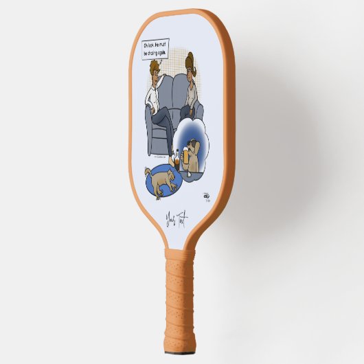 Dog Chasing Dream Pickleball Paddle (Links)