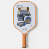 Dog Chasing Dream Pickleball Paddle (Achterkant)