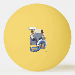 Dog Chasing Dream Ping Pong Ball