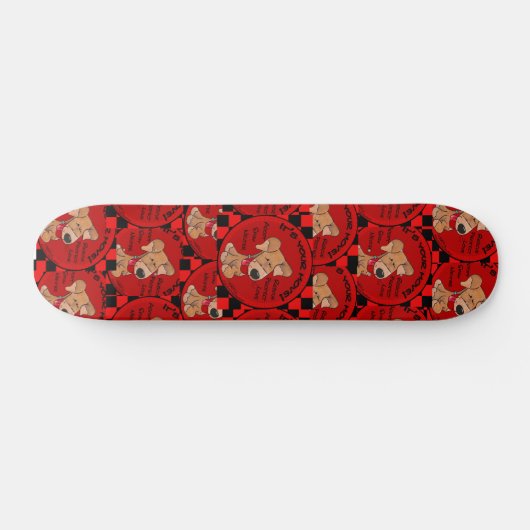 Dog Checker Board-uw beweging Skateboard (Horizontaal)