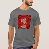 Dog Checker Board-uw beweging T-shirt (Voorkant)