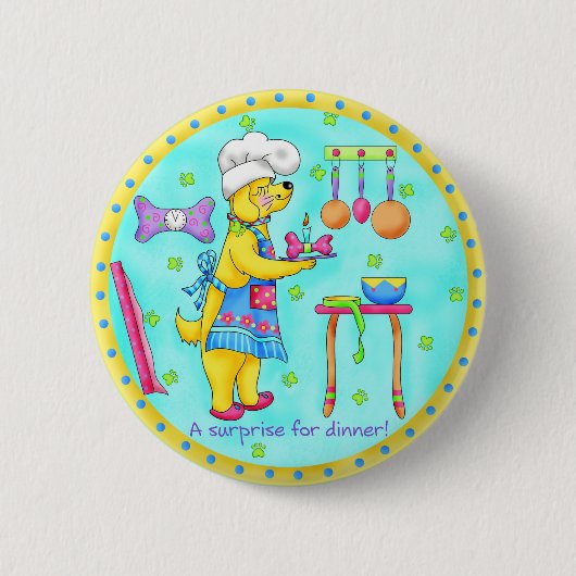 Dog Chef Button (Voorkant)