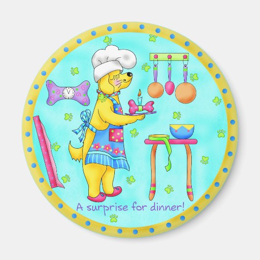 Dog Chef Magnet (Voorkant)