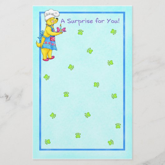 Dog Chef Stationery Briefpapier (Voorkant)