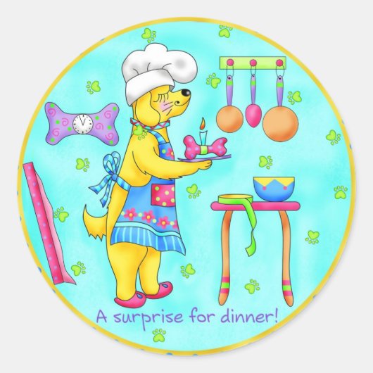 Dog Chef Sticker (Voorkant)