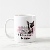 Dog Chihuahua Coffee Mok, Cup Koffiemok (Links)