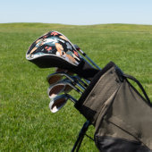 Dog Chihuahua Floral Golfheadcover (Insitu)