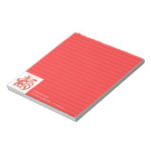 Dog Chinese Papercut Corporate Lined Notitieblok (Linkerzijde)