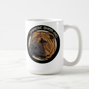 Dog Chinese shar-pei Koffiemok