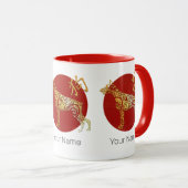 Dog Chinese Zodiac Horoscoop sterrenbeeld Mok (Voorkant rechts)