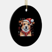 Dog chrismes Classic T-Shirt Keramisch Ornament (Rechts)