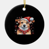 Dog chrismes Classic T-Shirt Keramisch Ornament (Voorkant)