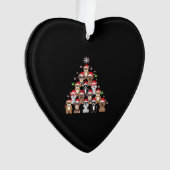 Dog Christmas Classic T-Shirt Ornament (voorkant)