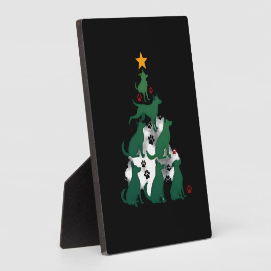 Dog Christmas Tree Shirt - Dog Christmas (2) Fotoplaat (Zijkant)