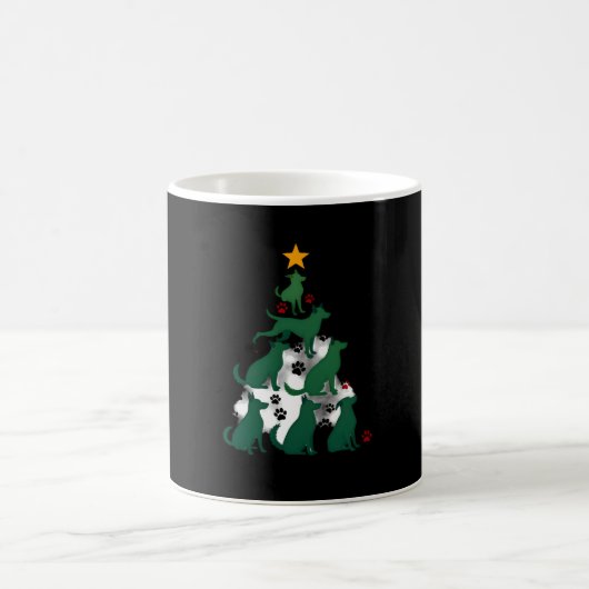Dog Christmas Tree Shirt - Dog Christmas (2) Koffiemok (Center)