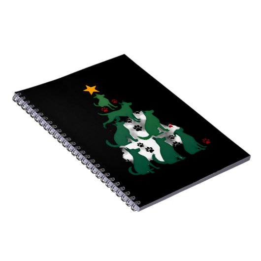 Dog Christmas Tree Shirt - Dog Christmas (2) Notitieboek (Rechterzijde)